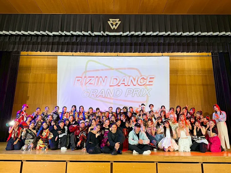 ダンスイベントのステージバックドロップ幕