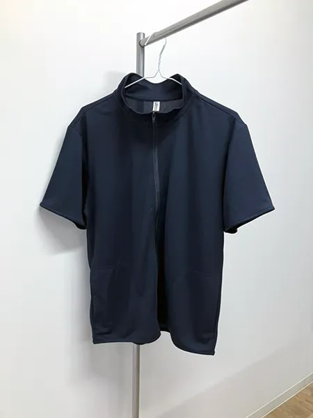 フルジップ半袖にカスタムしたウェア